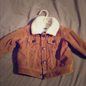 Baby corduroy aviator jacket